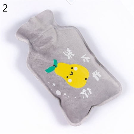 Reusable Portable Cartoon Keep Warm Hot Water Bottle Hand Warmer Stress Pain Relief Water Injection 2