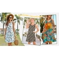 thumbnail image 5 of Qaspx Summer Dresses for Women Beach Sundresses Sleeveless Swimsuit Coverup Dress with Pockets, 5 of 6