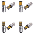 thumbnail image 1 of 8 x 1156 Amber 7506 P21W LED Bulbs BA15S Yellow Front Rear Turn Signal Lights, 1 of 7