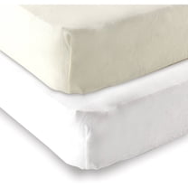 Luvable Friends Baby Fitted Crib Sheet, 2-Pack, Choose Your Color