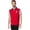 Engine Red, variant on Men's Slim Fit Double Collar Pique Polo Shirt, Engine Red, Medium