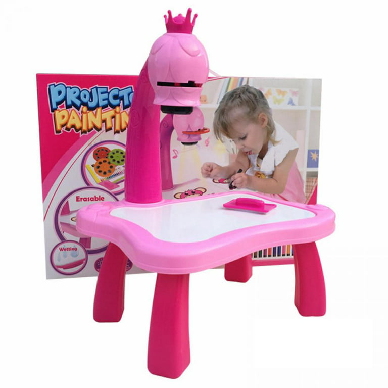  BAKAM Drawing Projector Table for Kids, Trace and Draw Projector  Toy with Light & Music, Child Smart Projector Sketcher Desk, Learning  Projection Painting Machine for Boy Girl 3-8 Years Old (Pink) 