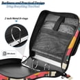 thumbnail image 4 of FORMRS Zipper Binder with Shoulder Strap 2-inch Ring 500 Sheet Capacity File Bag, Geometric Circle, 4 of 5