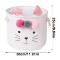 thumbnail image 3 of PRETXORVE Storage Wardrobe Classified Storage Portable Storage Organiser Home Fabric Storage Basket, 3 of 6