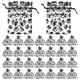 thumbnail image 1 of GOOHOCHY 50 bolsitas de organza con estampado de pata para joyería, con cordón ajustable, para guardar dulces, bodas, cumpleaños, fiestas y regalos., 1 of 8