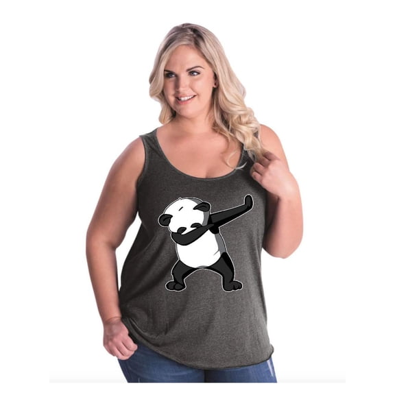 IWPF - Women's Plus Size Tank Top - Dancing Panda