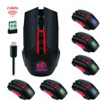 thumbnail image 1 of Ratón USB inalámbrico recargable para juegos 4800DPI 7 botones LED colorido para Rojo perfke Ratón inalámbrico para juegos, 1 of 9