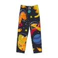 thumbnail image 4 of Daiia Dinosaurs in Space Men's Sleep Pant with Pockets and Drawstring,Pajama Pants-Large, 4 of 9