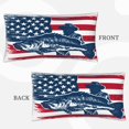 thumbnail image 2 of Yiaed fisherman fishing with USA flag Microfiber Queen Pillow Cases,Pillowcases with Envelope Closure, Wrinkle, Fade and Stain Resistant Pillow Covers, 20x36in（No pillow core）, 2 of 7