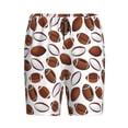 thumbnail image 3 of Yiaed Football for Men's Soft Sleep Pajama Short Lounging Pajama Shorts-3X-Large, 3 of 8