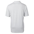thumbnail image 3 of Men's Cutter & Buck  White UMass Minutemen Forge Pencil Stripe Stretch Polo, 3 of 3