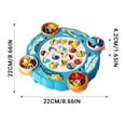 thumbnail image 2 of Rotating Magnetic Fishing Disc With Music And Lights, Educational Toy For Kids Early Learning And Fun Playtime 11.81X11.81X2.36In 1.1Lb, 2 of 9