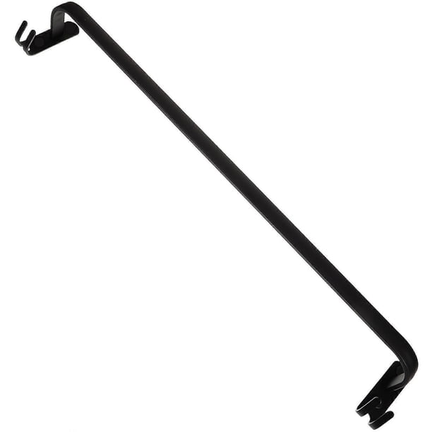 Black Space Aluminum Single Pole Towel Bar Wall-mounted Towel Rack Bathroom Hanger Towel Holder Household Supplies