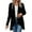 F01-Black, variant on FYDUU Women's Open Front Sequin Coat Solid Color Irregular Casual Long Sleeve Blazer Coat Fashion Cardigan Jackets Women Outerwear Coats