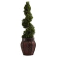 thumbnail image 1 of Cèdre en Spirale avec Jardinière Décorative, 1 of 1