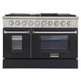 thumbnail image 2 of Kucht Professional 48" Stainless Steel Natural Gas Range in Silver and Black, 2 of 19