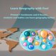 thumbnail image 2 of Creativo Push Bubble Geographic Pattern Toy Juguetes Educativos Autismo Necesidades Especiales Stress Reliever Silicona Descompresión Juguetes Para Niños Vogacara FN007957-02, 2 of 6