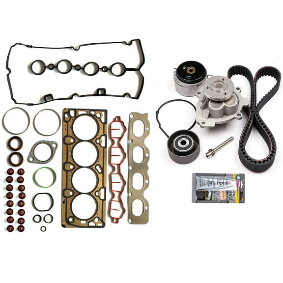 ECCPP Timing Belt Water Pump and head gasket Kit Fit for 2004-2005 Chevrolet Aveo 1.6L 1598CC 98Cu. In. l4