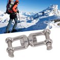 thumbnail image 1 of Anchor Chain, 304 Stainless Steel Double Jaw Shackle Rustproof Universal Jaw Anchor Connector For Hardware Lifting Connection, 1 of 8