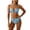 C-Light Blue208, variant on DHFJKG Bikini Sets For Women Boho Floral 2 Piece Swimsuit Adjustable Straps High Cut Sexy Bathing Suit Trendy Beachwear