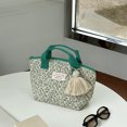 thumbnail image 4 of Bolsa de almuerzo acolchada de moda Bento con colgante de cremallera para el trabajo viajes escuela, 4 of 9