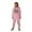 Pink, variant on 2 Piece Outfit For Boys Christmas Girls Fleece Tracksuit Winter Warm Pullover Hoodie With Pants Casual Cute Printed Jogger Xmas Holiday Clothing Sets