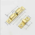 thumbnail image 4 of 5PCS Home Cassette Furniture Closer Door Spring Clip Cabinet Door Catch Hidden Door Closer Door Suction Furniture Door Stopper SILVER S, 4 of 8