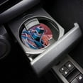 thumbnail image 3 of RYLABLUE Rope Tied to The Stake Set of 2 Car Coaster for Drinks, Absorbent Ceramic Stone Coasters Cup Mat with Cork Base for Home Kitchen Room Coffee Table Bar Decor, 3 of 5
