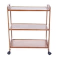 thumbnail image 2 of 3-Tier Moveable Kitchen Trolley Rolling Storage Rack Organizer with Wheels, 2 of 6