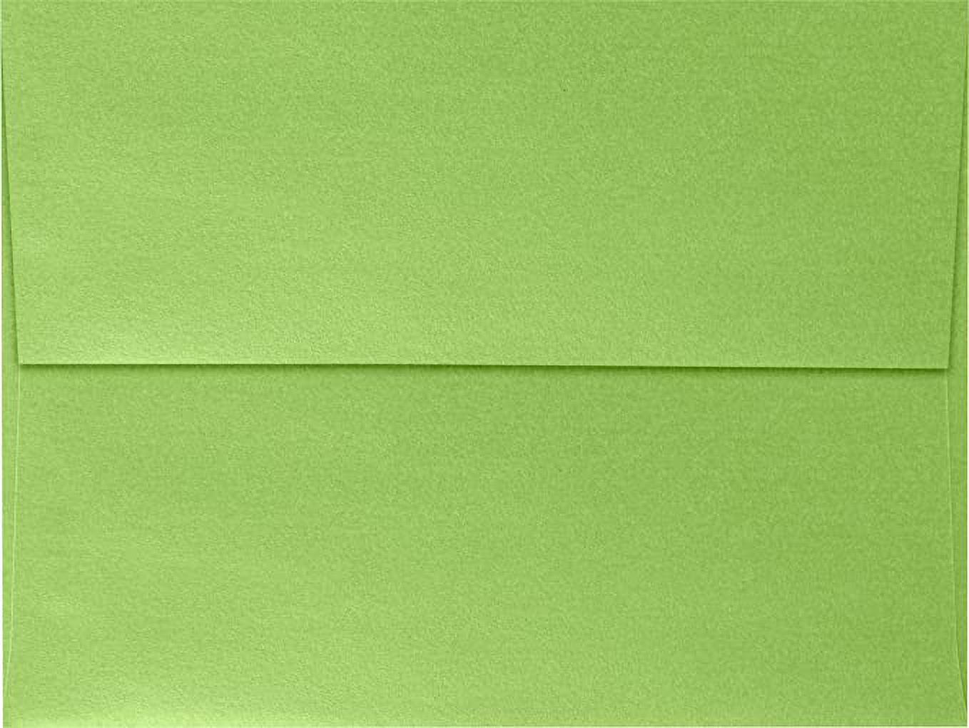 LUXPaper A7 Invitation Envelopes, 5 1/4 x 7 1/4, Fairway Metallic, 500/Pack