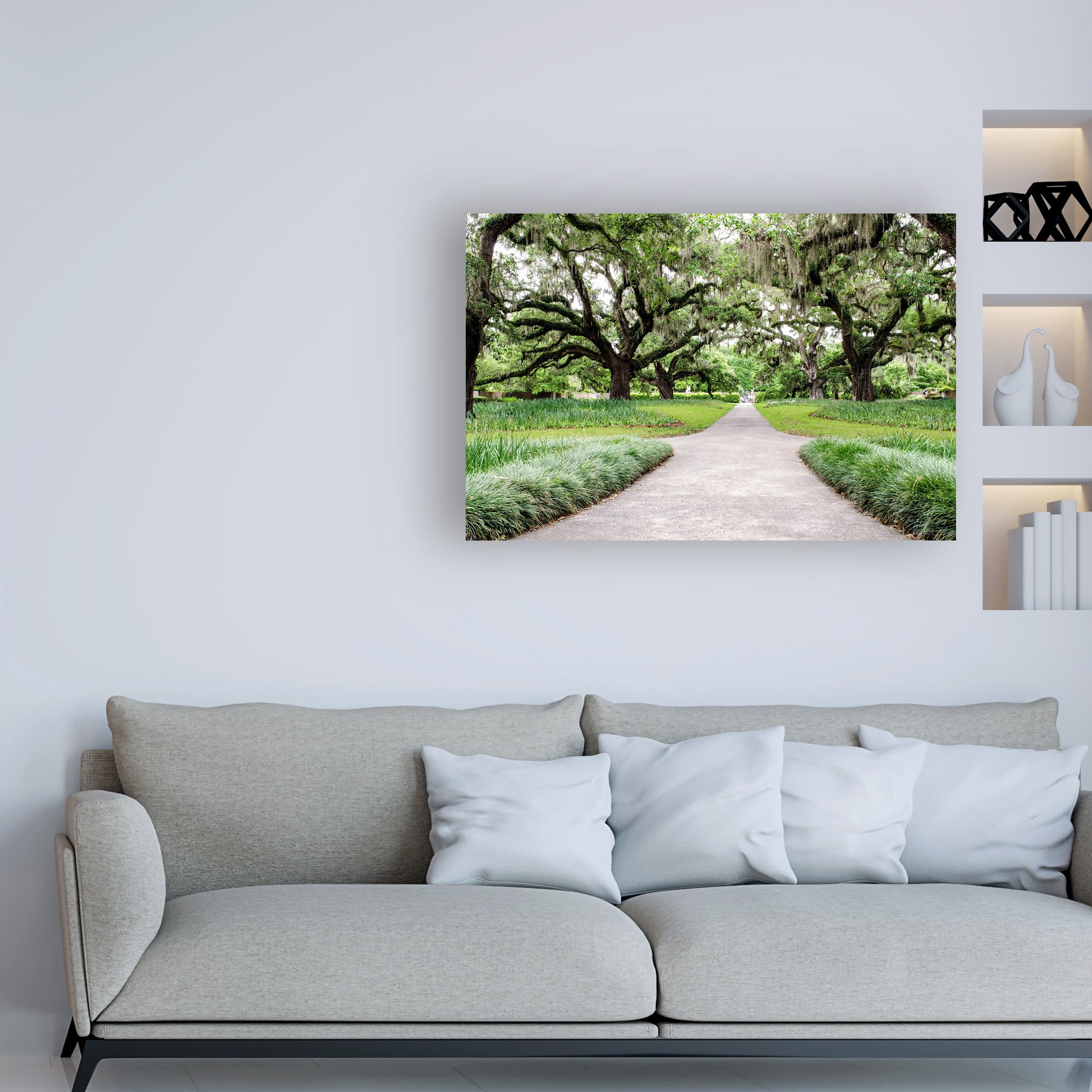 Trademark Fine Art 'Garden Entrance' Canvas Art by Chuck Burdic