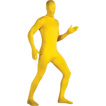 Adult 2nd Skin Yellow Body Suit