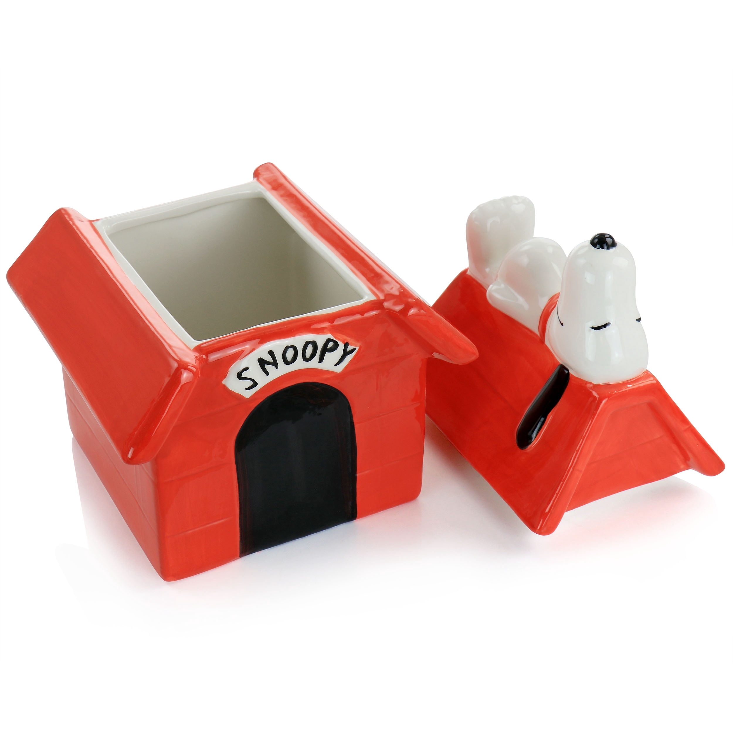 Gibson Peanuts Classic Snoopy Doghouse 11.2" Cookie Jar