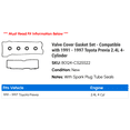thumbnail image 2 of Valve Cover Gasket Set - Compatible with 1991 - 1997 Toyota Previa 2.4L 4-Cylinder 1992 1993 1994 1995 1996, 2 of 2