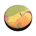 thumbnail image 2 of Waterproof Spare Wheel Cover, Fruit and Vegetable Watercolor Adjustable Wheel Cover For Jeep Trailer RV SUV Car, 17 inch, 2 of 8