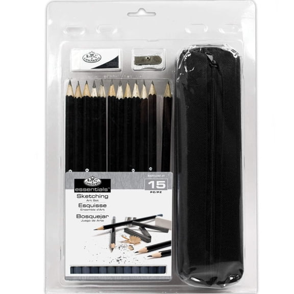 Royal & Langnickel Essentials Sketching Art Set With Pencil Case