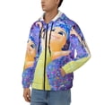 thumbnail image 2 of Lsque inside out 2 for Mens Full-zip Hoodie, Zip-up Pullover Hooded Sweatshirt, Kangaroo Pocket Hoodie Ideal for Daily Wear, Travel, and Home-Large, 2 of 8