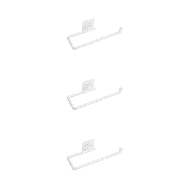 sweethay Soporte de almacenamiento de papel de cocina, estante organizador autoadhesivo para montaje en pared, estante de tejido colgante móvil Type1 NO1