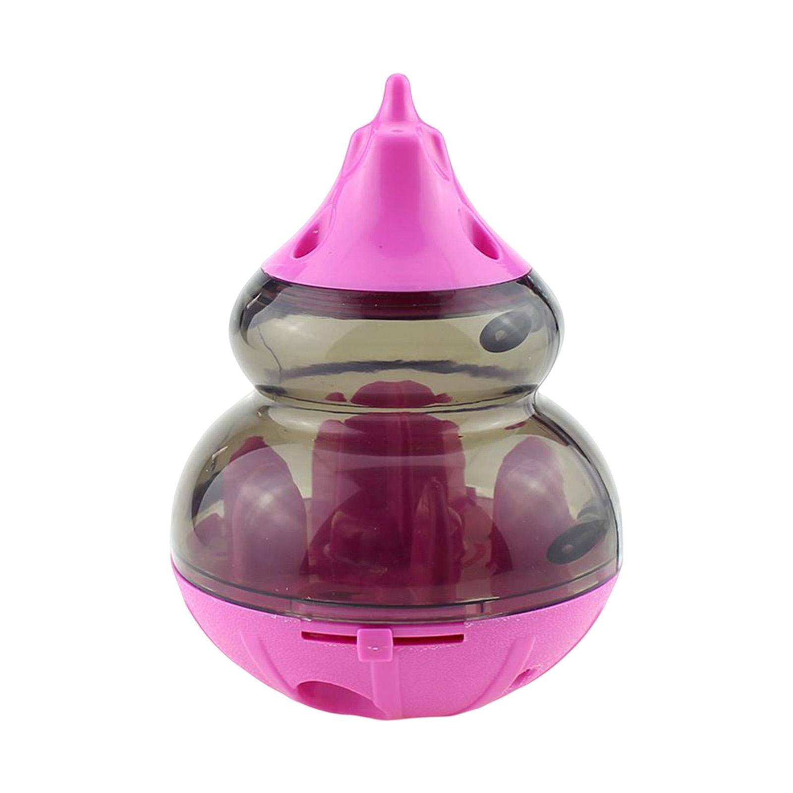 treat Toy Tumbler Ball, Pets Tumbler Leaking Food Toy Dog Puzzle Toy, Food Puzzles Ball for Dogs treat Ball for Slow Eating Pets Red