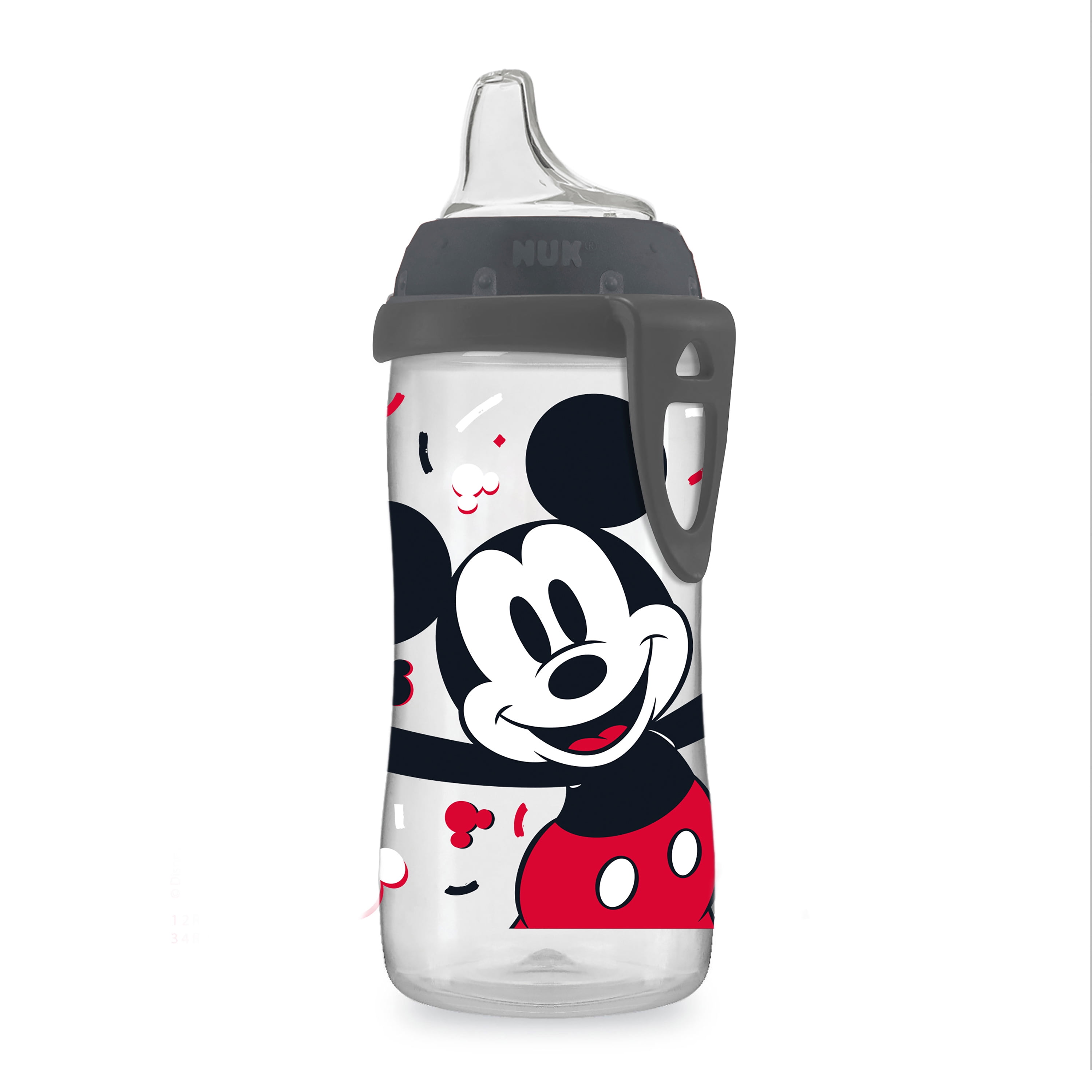 NUK Active Baby Bottle Sippy Cup, 10 oz, 1 Pack, 12+ Months, Mickey Mouse