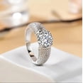 thumbnail image 3 of 2Ct 3Ct Moissanite Rings for Men Engagement Ring Mens Diamond Wedding Bands 18K Sterling Silver Moissanite Promise Rings Moissanite Jewelry for Men ﻿, 3 of 7