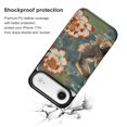 thumbnail image 4 of Wallet Case For Apple iPhone Air / 17 Pro / 17 Pro Max Series with Card Holder, PU Leather Kickstand Card Slots Screen Protector Included For iPhone 17 Series, Koi Fish Lotus Vintage, 4 of 8