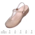 thumbnail image 2 of Zapatos Mujeres Enfermera Garden Eva Lightweight para vacaciones en la playa (38) Café, 2 of 6