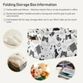 thumbnail image 6 of FREEAMG Cats Storage Basket, Durable Canvas Organizer With Handles Large Collapsible Storage Bins Boxes for Home Office - 2 Pack, 6 of 7