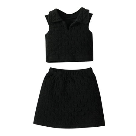 

Toddler Kids Baby Girls Sleeveless T Shirt Tops Skirts 2PCS Outfits Clothes Set Girl Outfits Size 6 Size 4 Girls Clothes Baby Girl Clothes 2t Baby Womens Clothes Toddler Checke Pants Baby Boy Fall