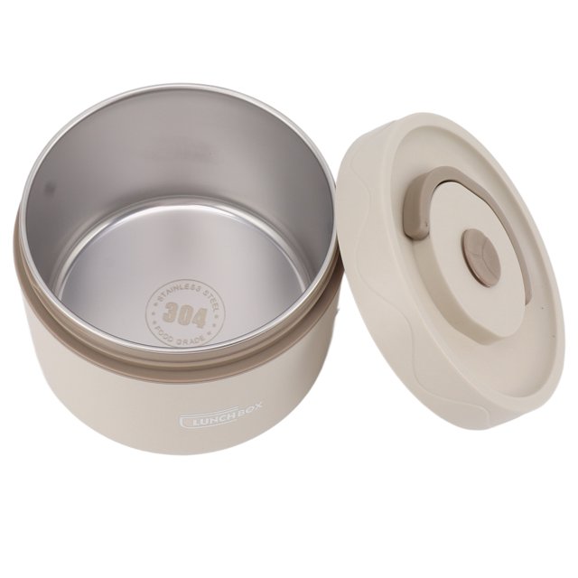 Fiambrera Térmica Bento Contenedor de Almuerzo Aislado Portátil de 550 Ml Contenedor de Alimentos Apilable de Acero Inoxidable a Prueba de Fugas ANGGREK Otros