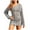 Gray, variant on EQWLJWE Cover Ups for Women,Hollow Out Swim Cover Up Knit Summer Outfits Long Sleeve One Shoulder Beachwear Gift Black S