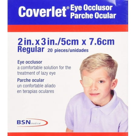 Coverlet Eye Occlusor Eye Patch, Regular Size, 20 Count
