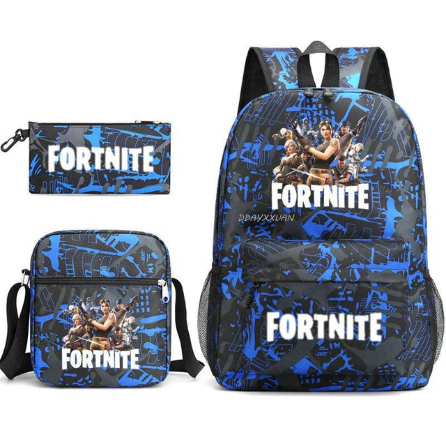 Mochila escolar con estampado de fortnite para niños y niñas, Mochilas de moda para adolescentes Fivean unisex