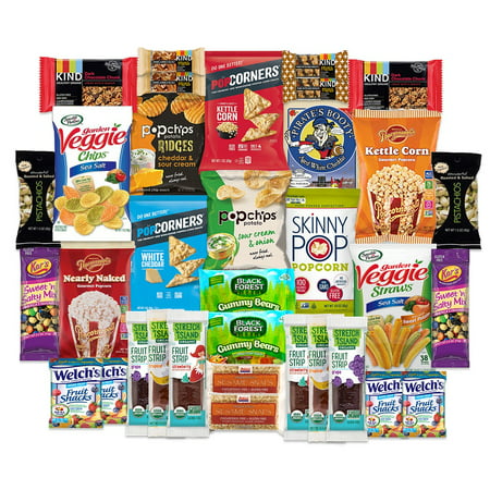 Gluten Free Snacks Care Package for College Students, Military, Office Snacks, Christmas By SnackBOX | Snack